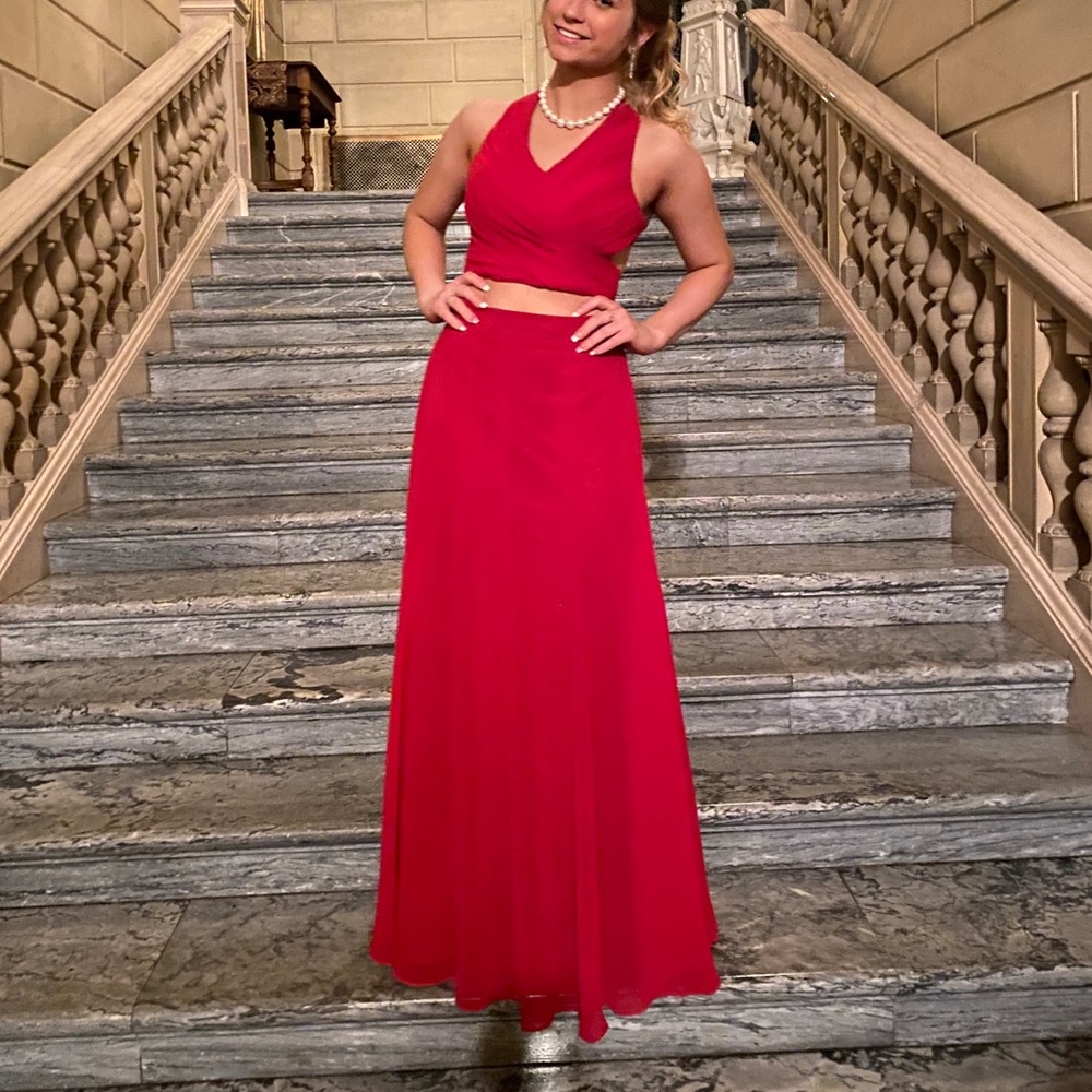 Two Piece Prom Dress